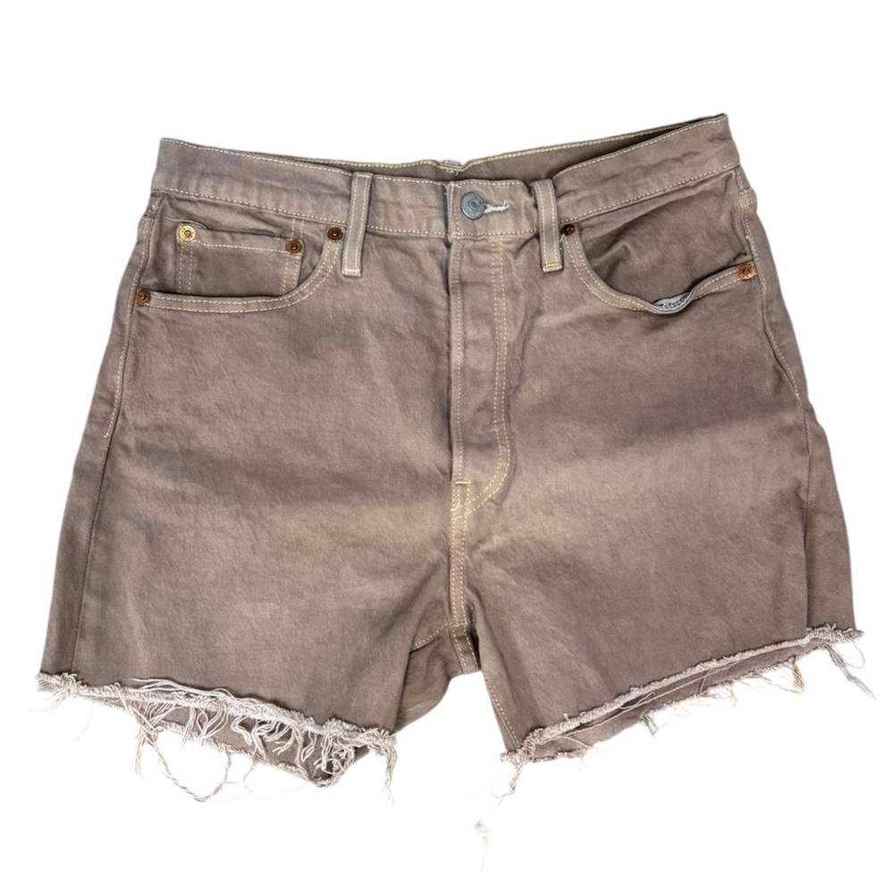 Levi’s 501 Jean Shorts Brown Wash Size 29 Waist